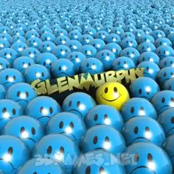 glenmurphy in Special Smileys style - 3D name wallpaper