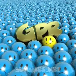 gpr in Special Smileys style - 3D name wallpaper