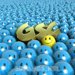 gsc in Special Smileys style - 3D name wallpaper
