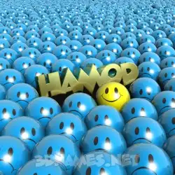 hamod in Special Smileys style - 3D name wallpaper