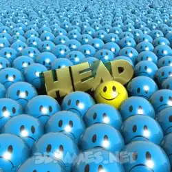 head in Special Smileys style - 3D name wallpaper