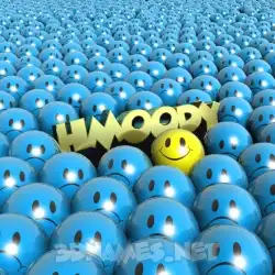 hmoody in Special Smileys style - 3D name wallpaper