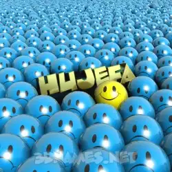 hujefa in Special Smileys style - 3D name wallpaper