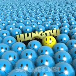 hungthi in Special Smileys style - 3D name wallpaper