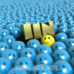iin in Special Smileys style - 3D name wallpaper