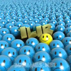 ilir in Special Smileys style - 3D name wallpaper