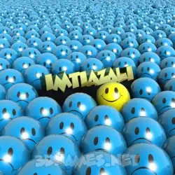 imtiazali in Special Smileys style - 3D name wallpaper