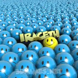 iraceth in Special Smileys style - 3D name wallpaper