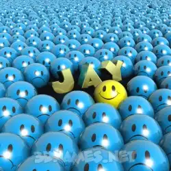 j a y in Special Smileys style - 3D name wallpaper