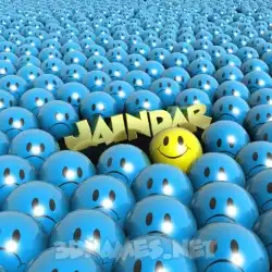 jaindar in Special Smileys style - 3D name wallpaper