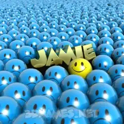 jamie in Special Smileys style - 3D name wallpaper