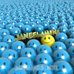 janeelamina in Special Smileys style - 3D name wallpaper