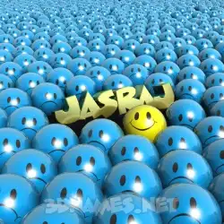 jasraj in Special Smileys style - 3D name wallpaper