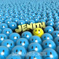 jenith in Special Smileys style - 3D name wallpaper