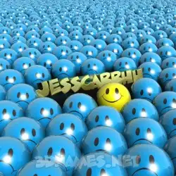 jesscarrhh in Special Smileys style - 3D name wallpaper