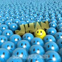 jhan in Special Smileys style - 3D name wallpaper
