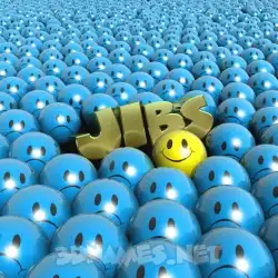 jibs in Special Smileys style - 3D name wallpaper