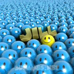 jill in Special Smileys style - 3D name wallpaper