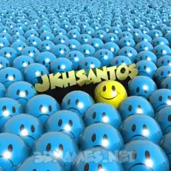 jkhsantos in Special Smileys style - 3D name wallpaper