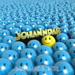johanndar in Special Smileys style - 3D name wallpaper