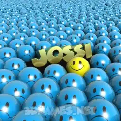 jossi in Special Smileys style - 3D name wallpaper
