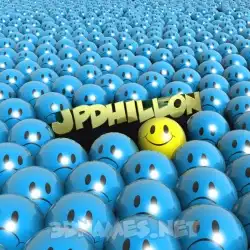 jpdhillon in Special Smileys style - 3D name wallpaper