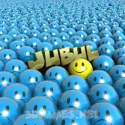 jubul in Special Smileys style - 3D name wallpaper