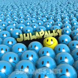 julapally in Special Smileys style - 3D name wallpaper