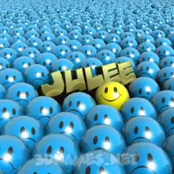 julee in Special Smileys style - 3D name wallpaper