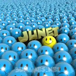 junet in Special Smileys style - 3D name wallpaper