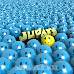 jupats in Special Smileys style - 3D name wallpaper