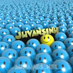 juvansinh in Special Smileys style - 3D name wallpaper