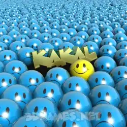 kakal in Special Smileys style - 3D name wallpaper