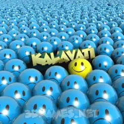 kalavati in Special Smileys style - 3D name wallpaper