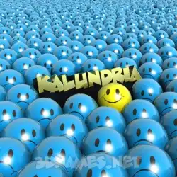 kalundria in Special Smileys style - 3D name wallpaper