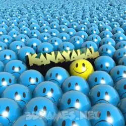 kanayalal in Special Smileys style - 3D name wallpaper