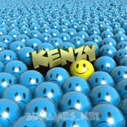 kenzy in Special Smileys style - 3D name wallpaper