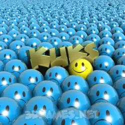 kuks in Special Smileys style - 3D name wallpaper
