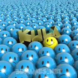 kula in Special Smileys style - 3D name wallpaper