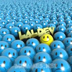 laldev in Special Smileys style - 3D name wallpaper
