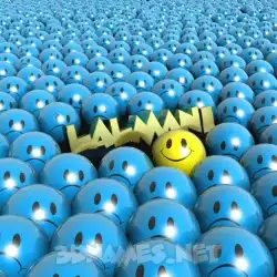 lalmani in Special Smileys style - 3D name wallpaper