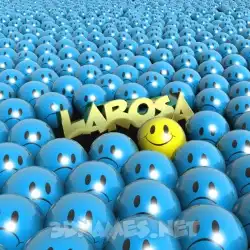 larosa in Special Smileys style - 3D name wallpaper