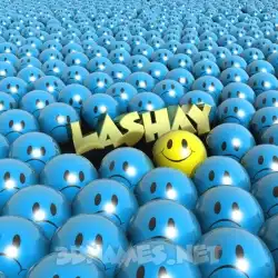 lashay in Special Smileys style - 3D name wallpaper