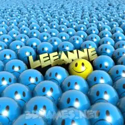 leeanne in Special Smileys style - 3D name wallpaper