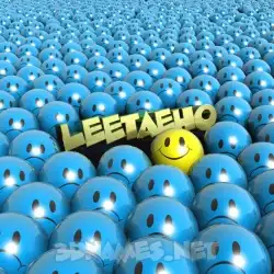 leetaeho in Special Smileys style - 3D name wallpaper