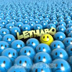 lethabo in Special Smileys style - 3D name wallpaper