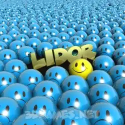 lidor in Special Smileys style - 3D name wallpaper