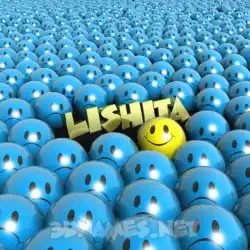 lishita in Special Smileys style - 3D name wallpaper