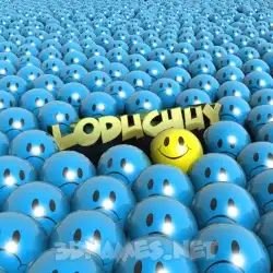 loduchuy in Special Smileys style - 3D name wallpaper