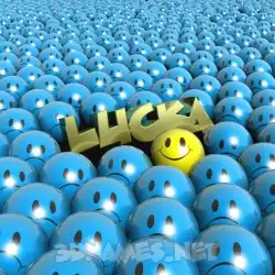 lucka in Special Smileys style - 3D name wallpaper
